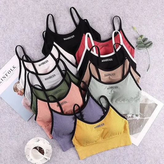Cotton Athletic Crop Top
